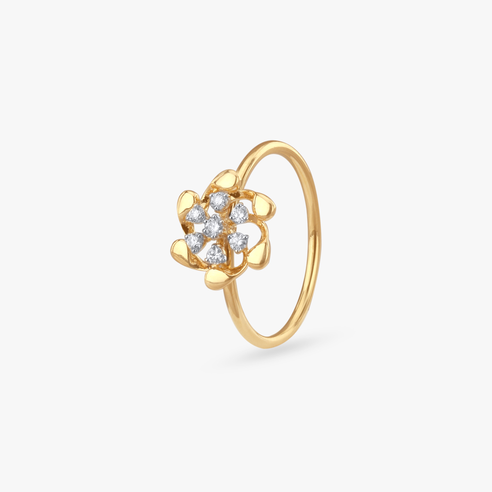 Petal Bloom Diamond Ring