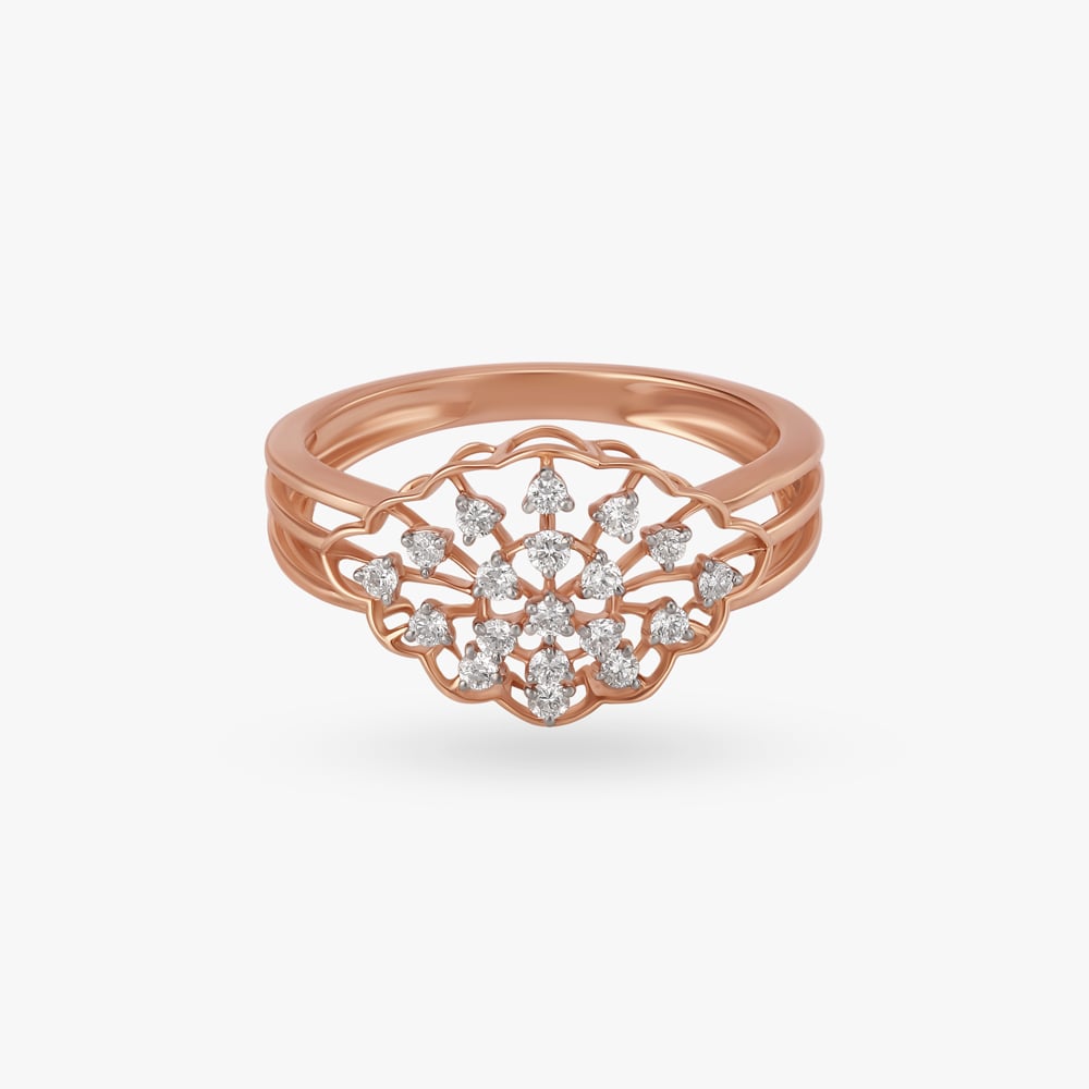 

Classic Floral Diamond Ring
