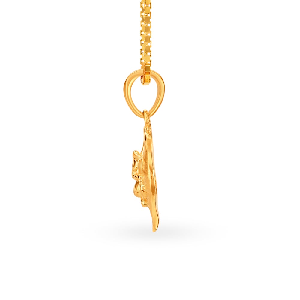

Heavenly 22 Karat Gold Om Pendant
