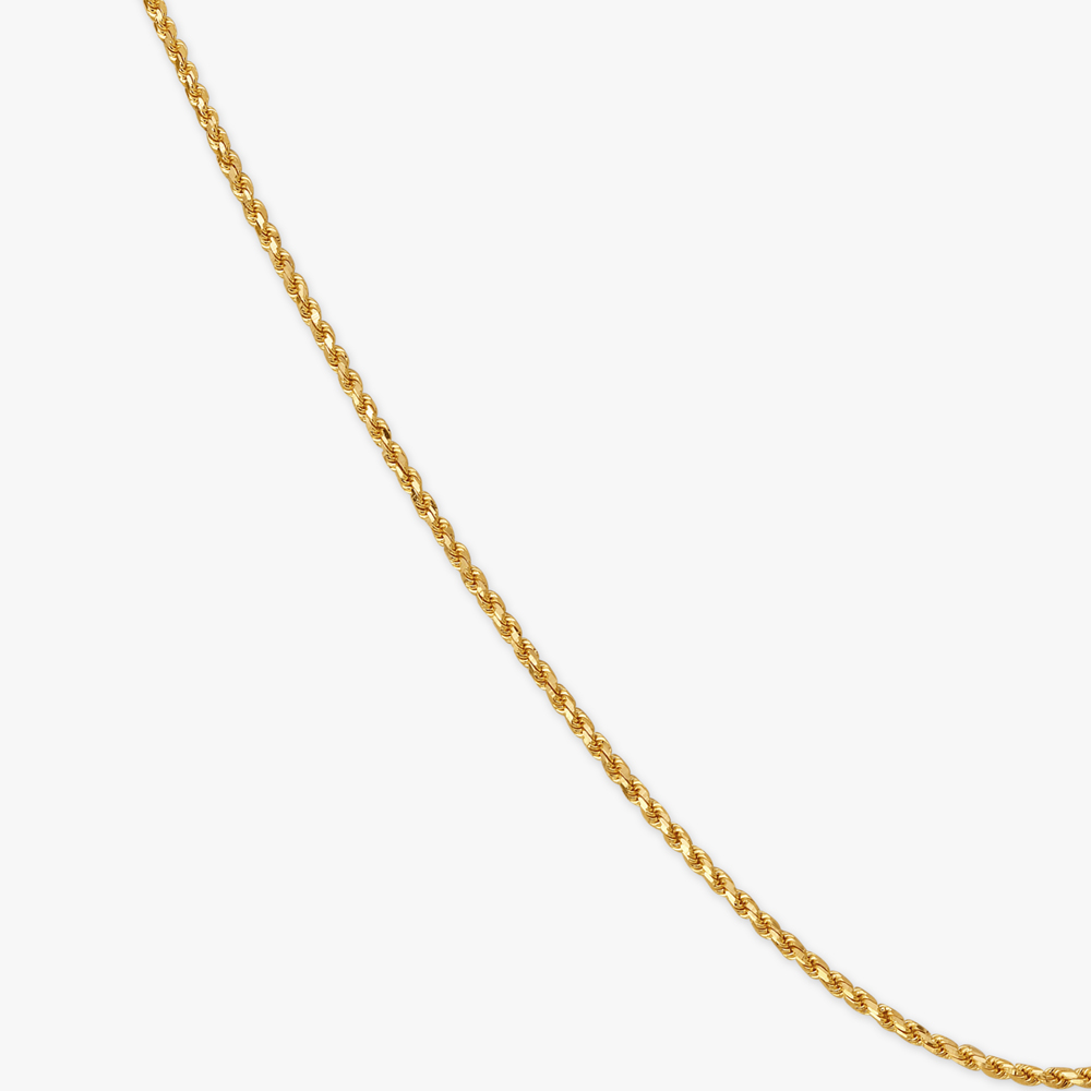 

Twisted Rope Gold Chain