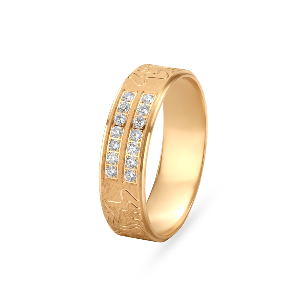 Unique Diamond Finger Band