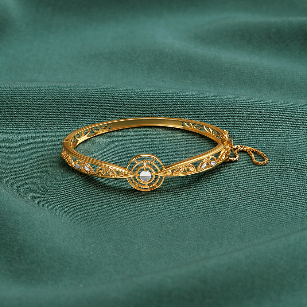 

Floral Filigree Bangle