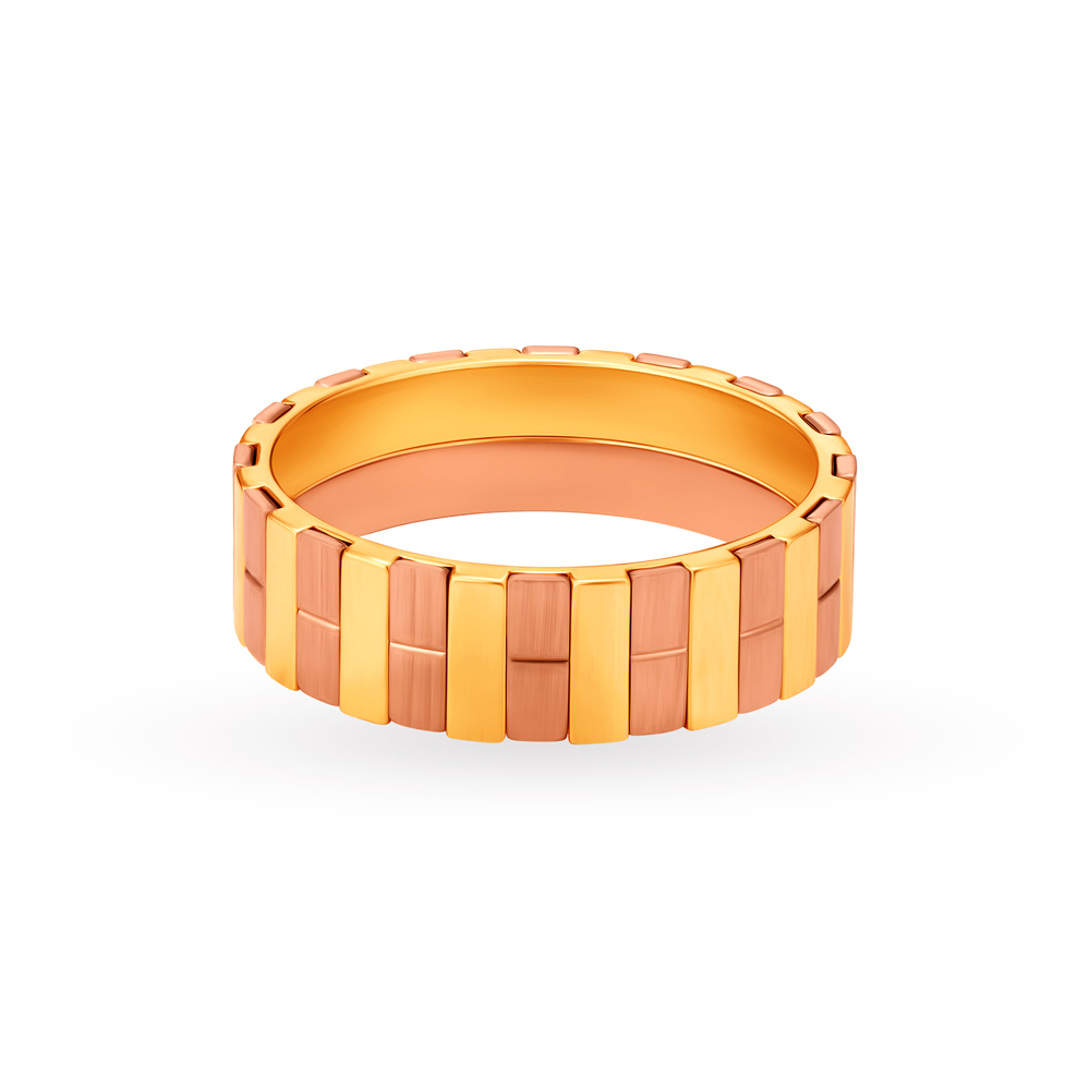 

Chic Graceful Ring in Yellow and Rose Gold