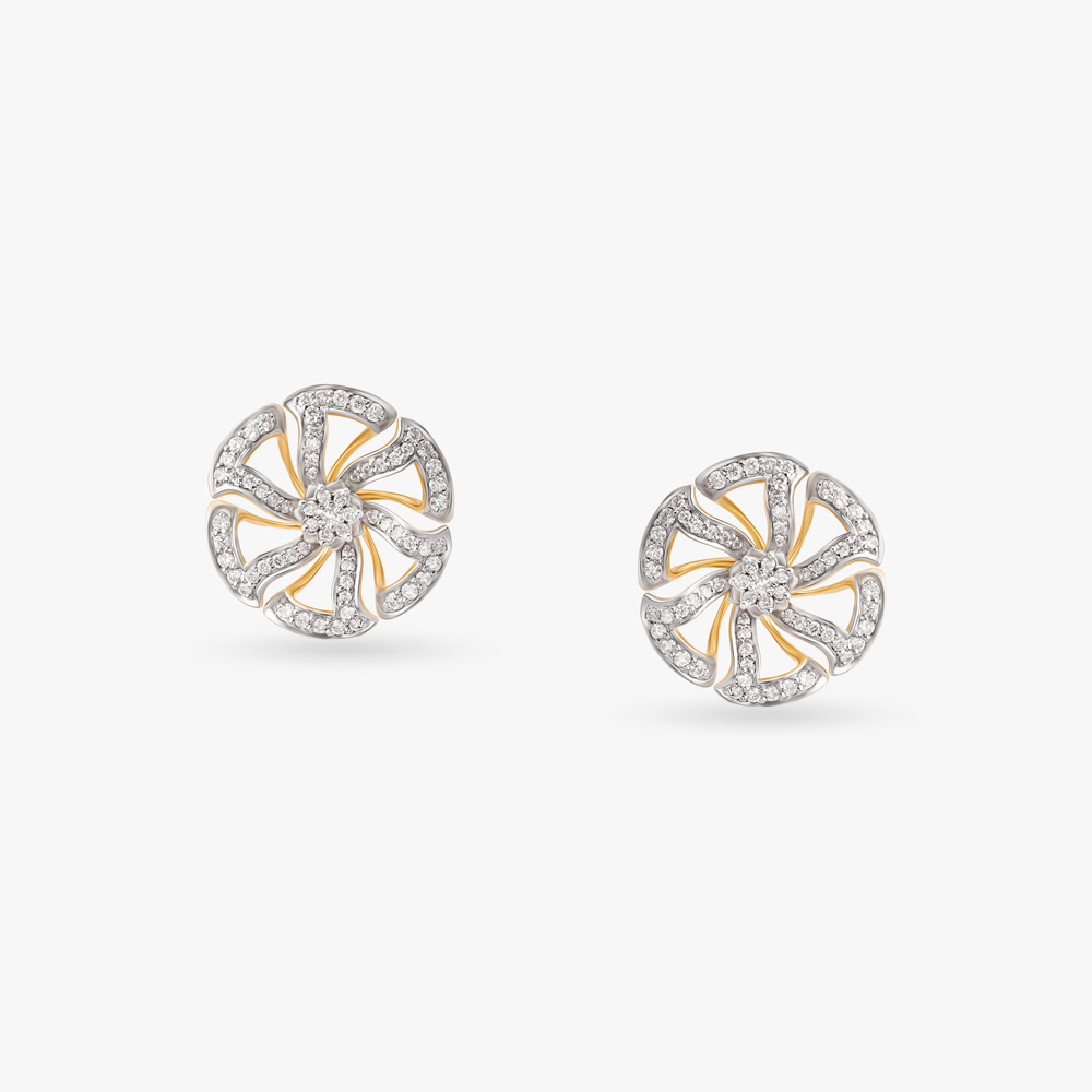 Sophisticated Simplicity Diamond Stud Earrings