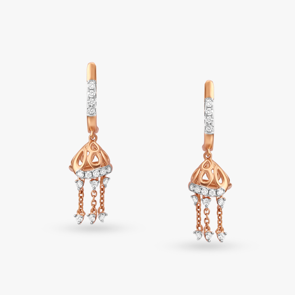 Eminent Allure Diamond Drop Earrings