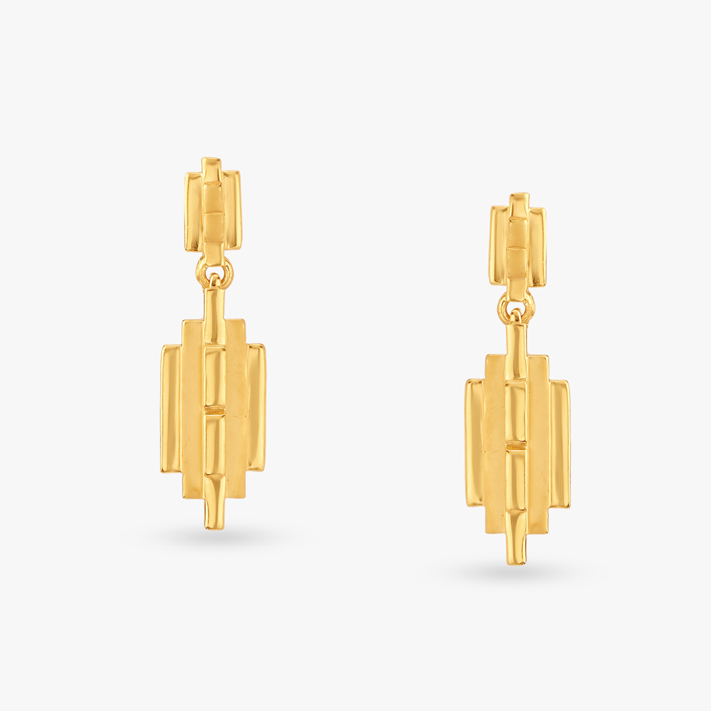Slender Pretty Drop Earrings