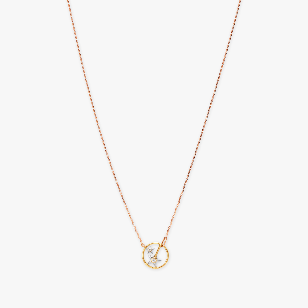 

Cosmic Dazzle Diamond Pendant With Chain