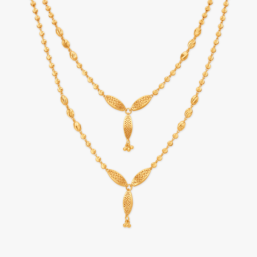 Subtle Allure Beaded Layers Chain