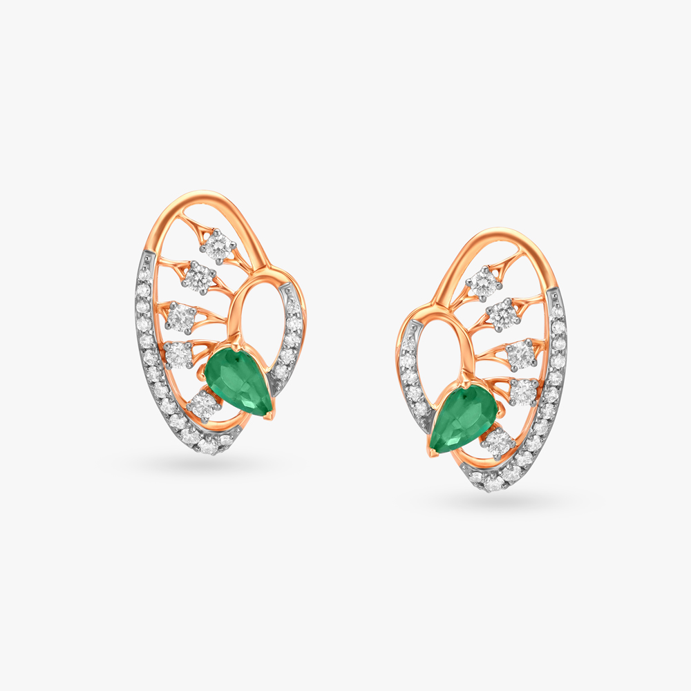 Timeless Grace Diamond Stud Earrings