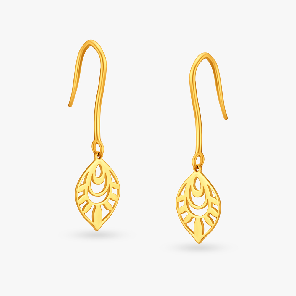 Petite Paisley Hoop Earrings for Kids