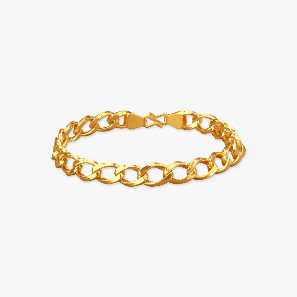 

Classic Chain Gold Bracelet for Men