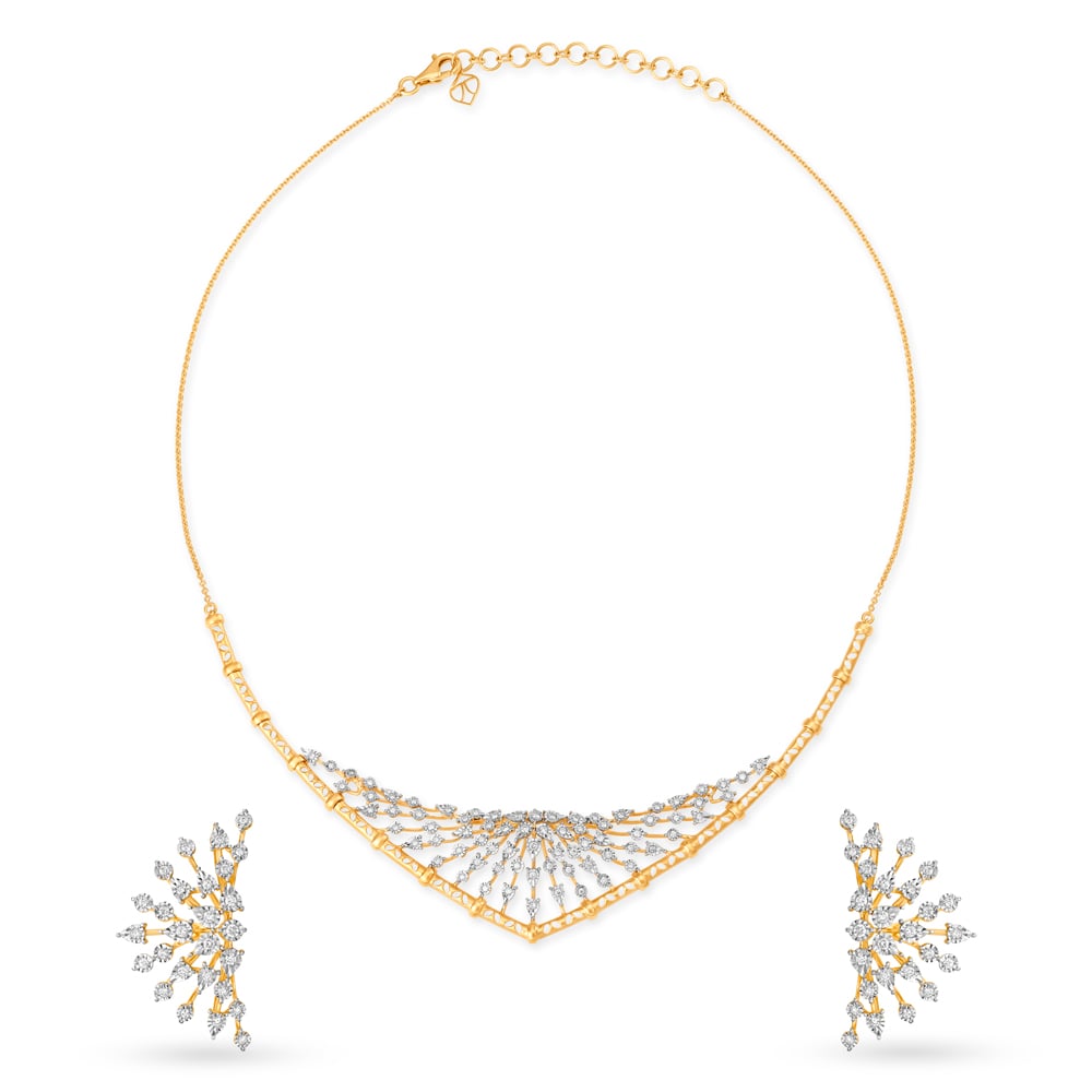 

Divine Diamond Necklace Set