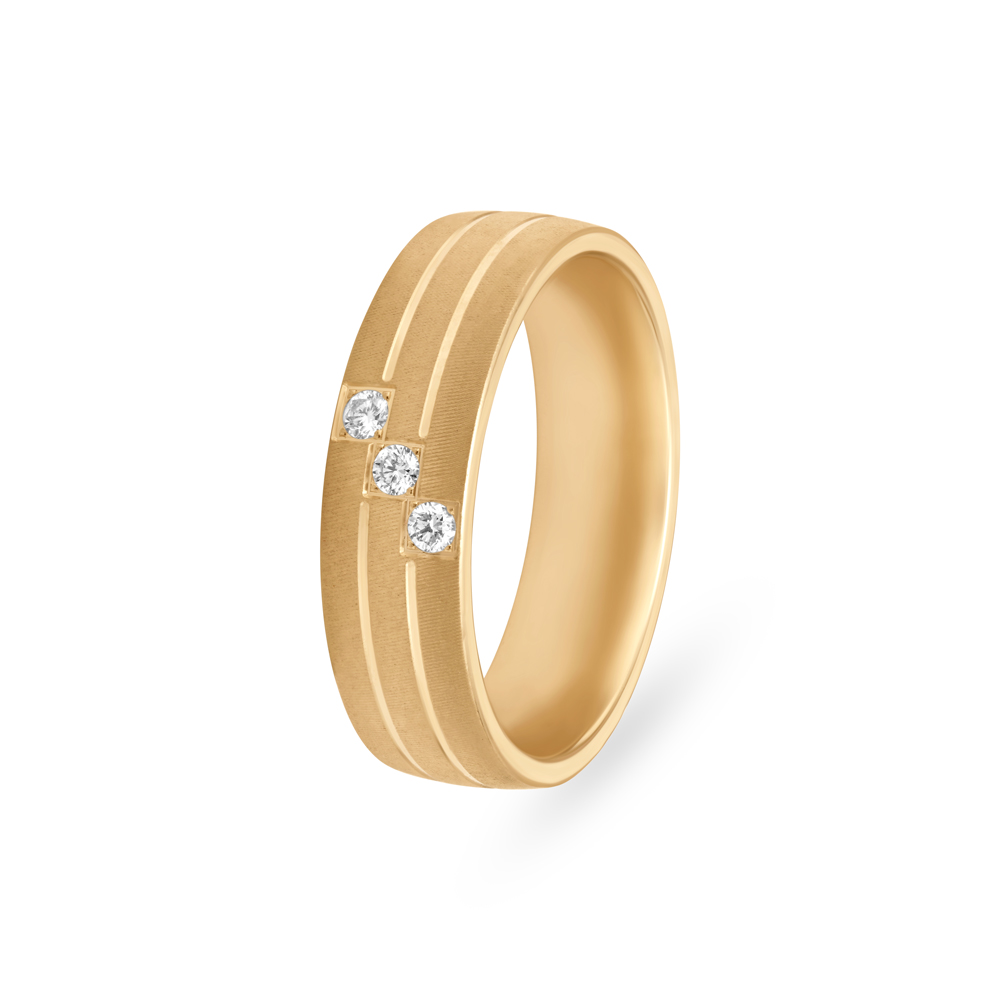 

Grand Bold Diamond Ring in White and Rose Gold