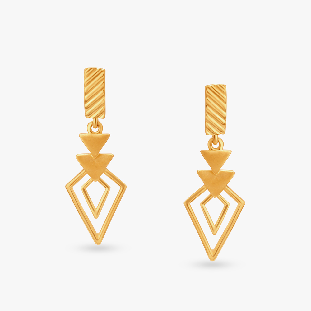 Minimalist Charm Drop Earrings