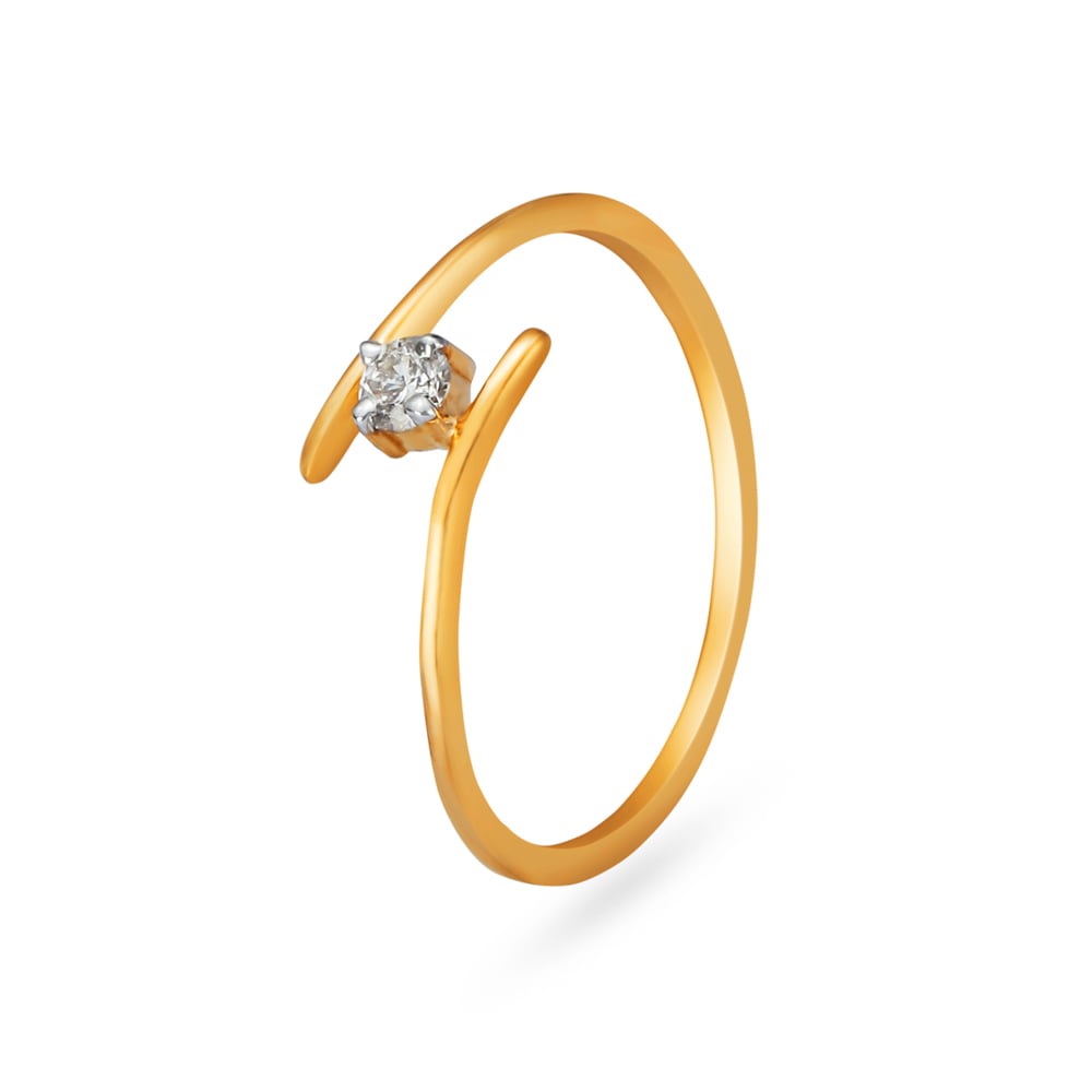 Contemporary Diamond Ring
