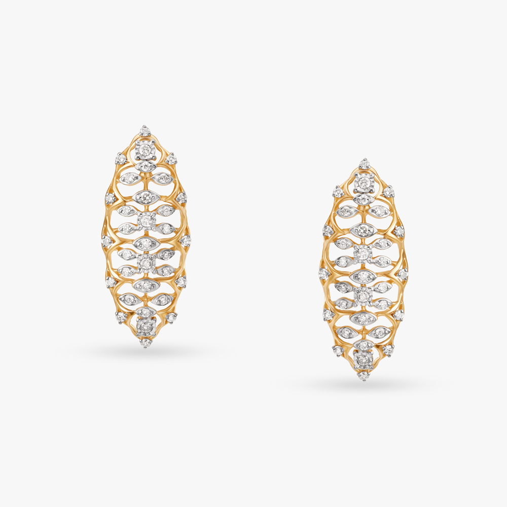 Eternal Sparkle Diamond Stud Earrings