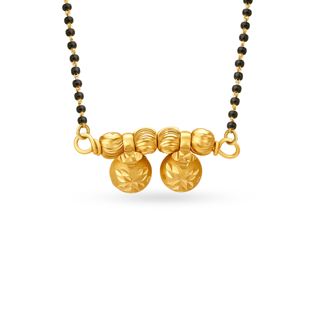 Carved Wati Mangalsutra Pendant