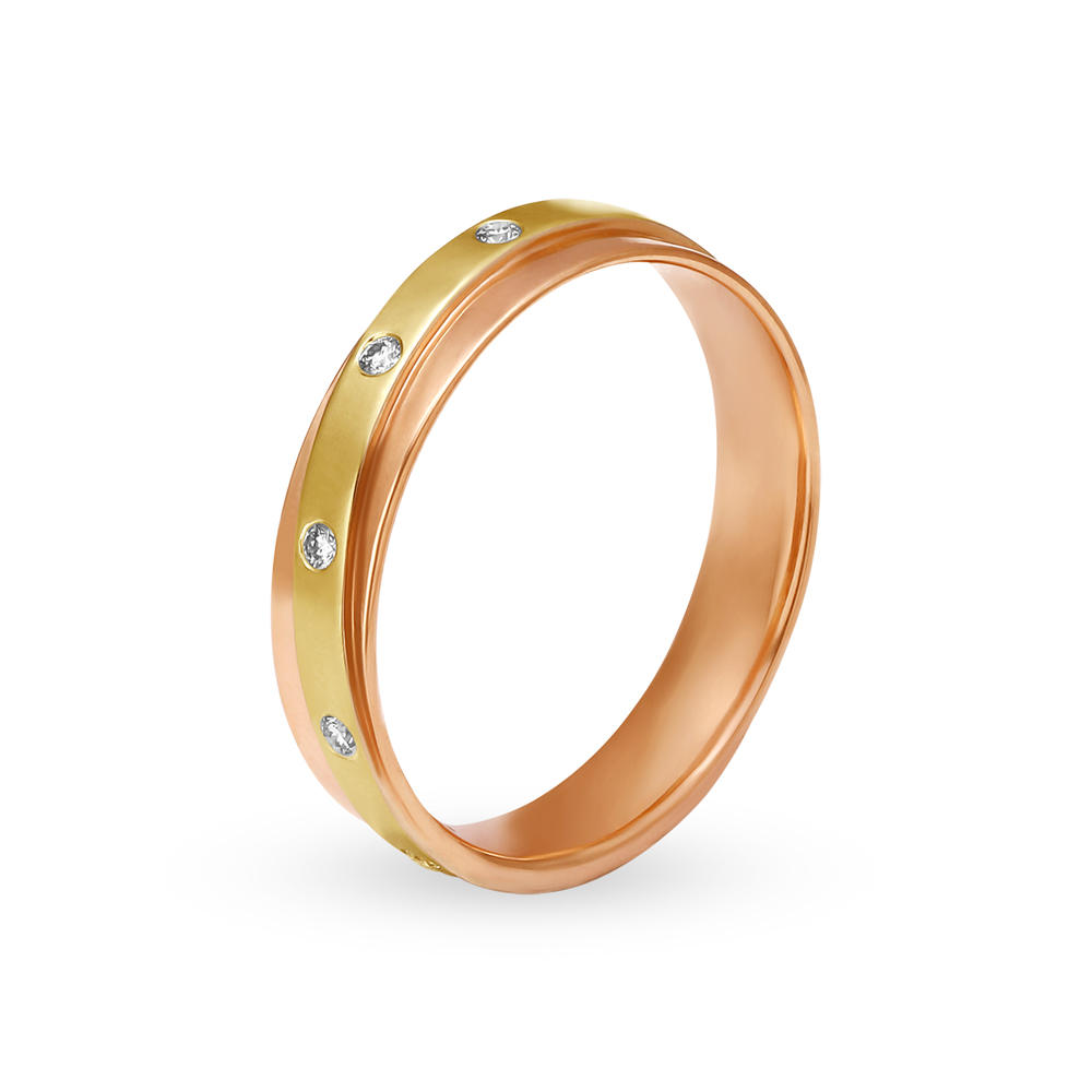 Interlinked 4 Stone Diamond Ring