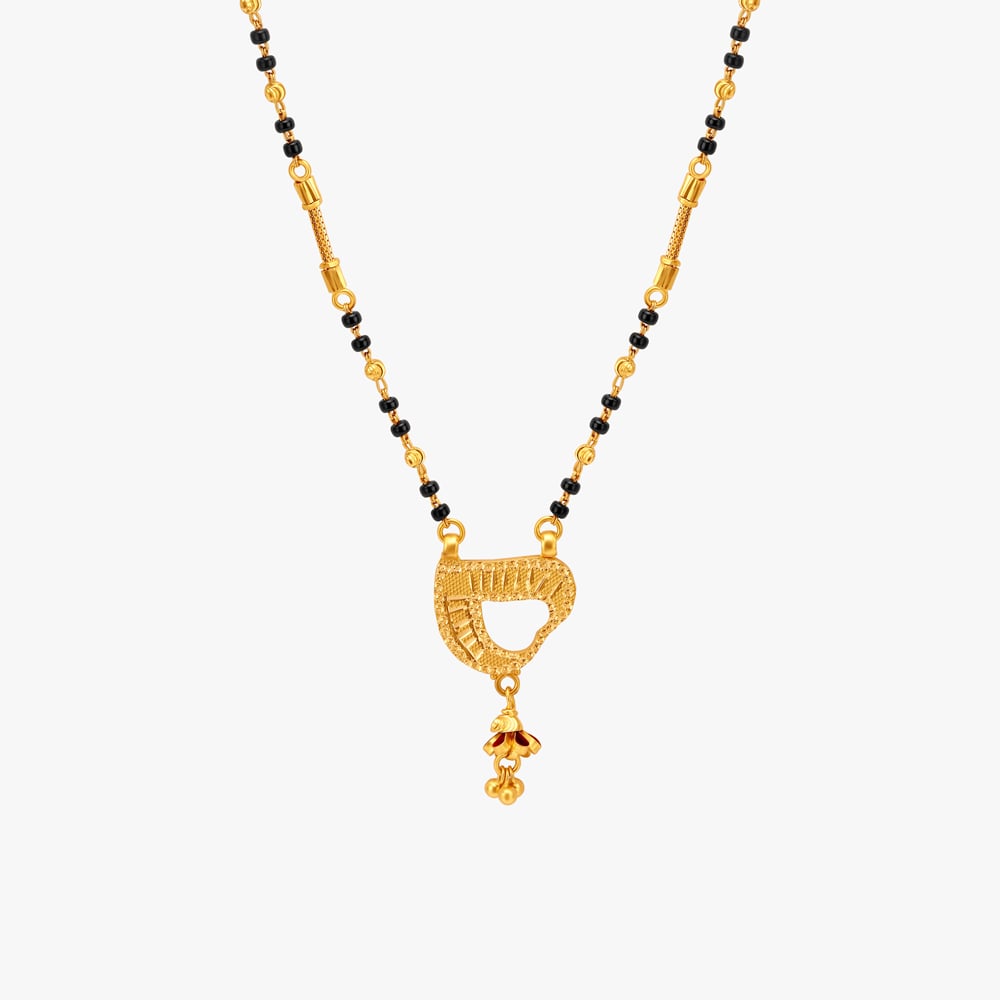 

Intricate Heart Mangalsutra