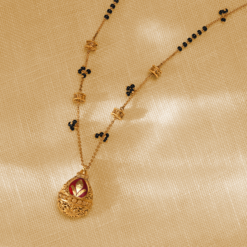

Grand Floral Mangalsutra