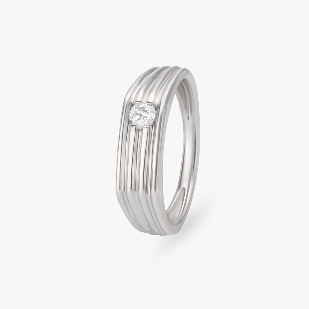 

Vogueish Charm Platinum Ring For Men