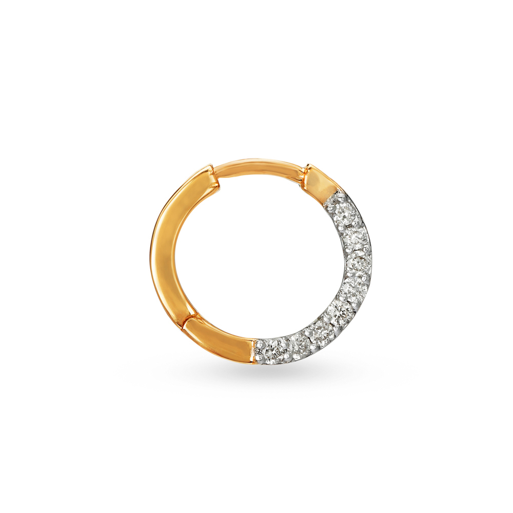 Minimalist Sparkle Diamond Nose Ring