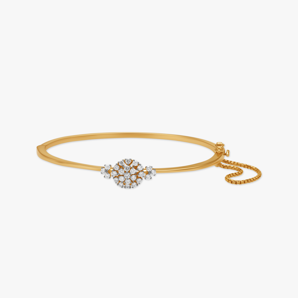 Floral Openable Bangle