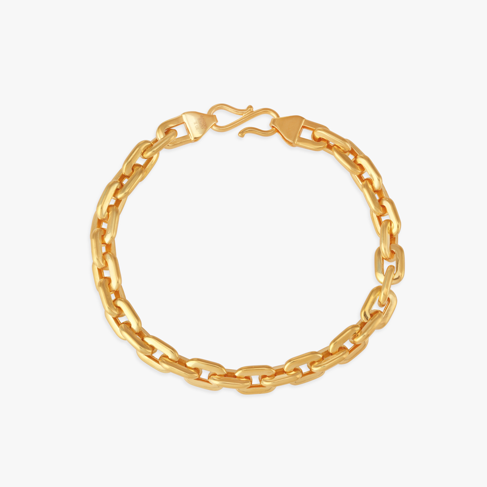 Irresistibly Stylish Link Chain Bracelet For Men