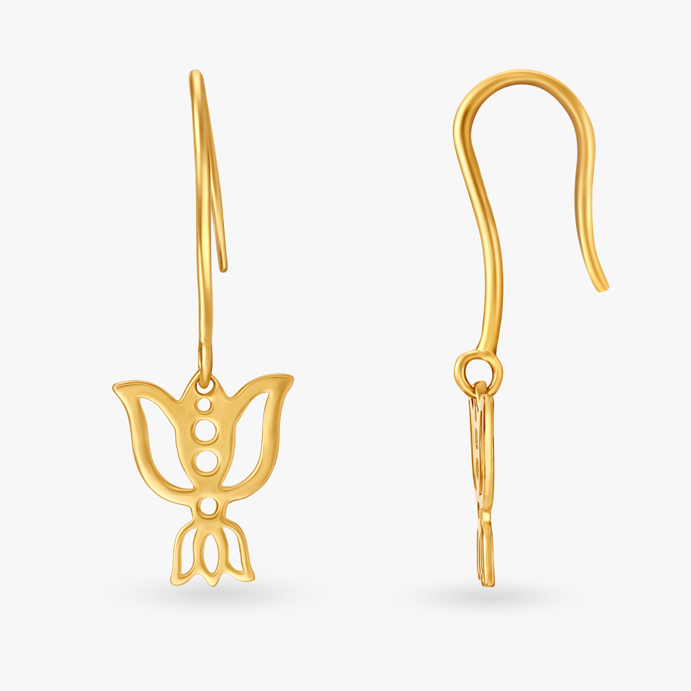 

Unforgettable Lotus Hoop Earrings for Kids