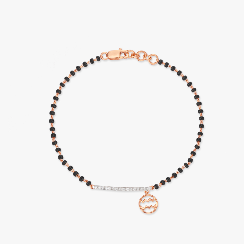 Aquarius Mangalsutra Diamond Bracelet