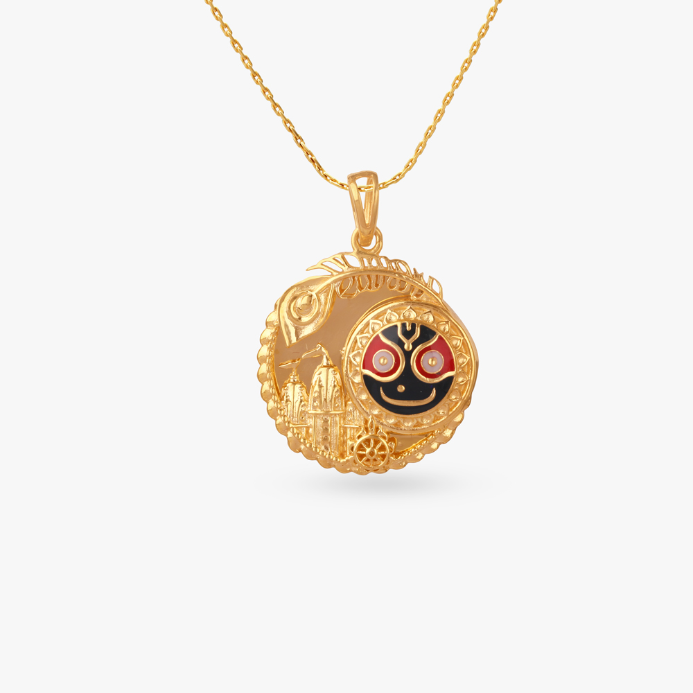 Jagannath Glory Gold Pendant