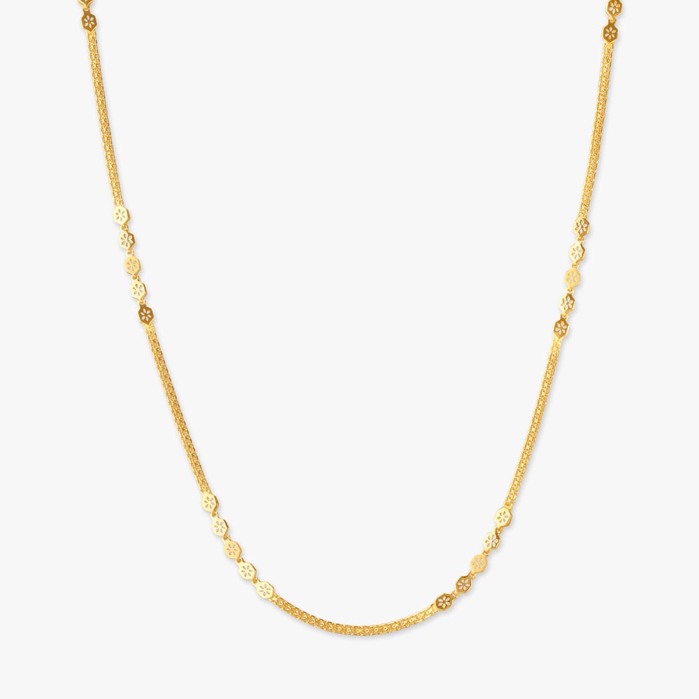 Bloom Dot Gold Chain