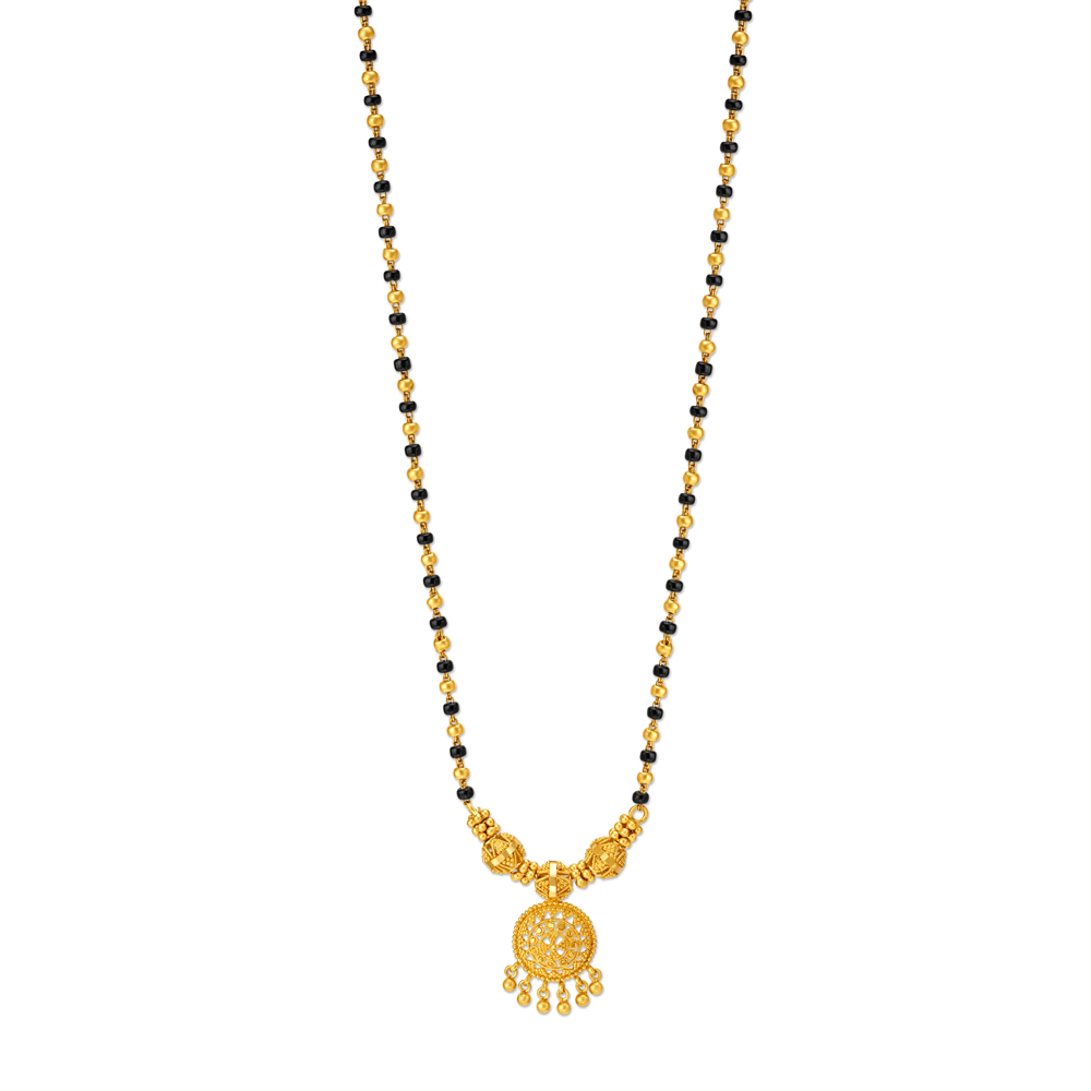 

Alluring Dazzling Gold Mangalsutra