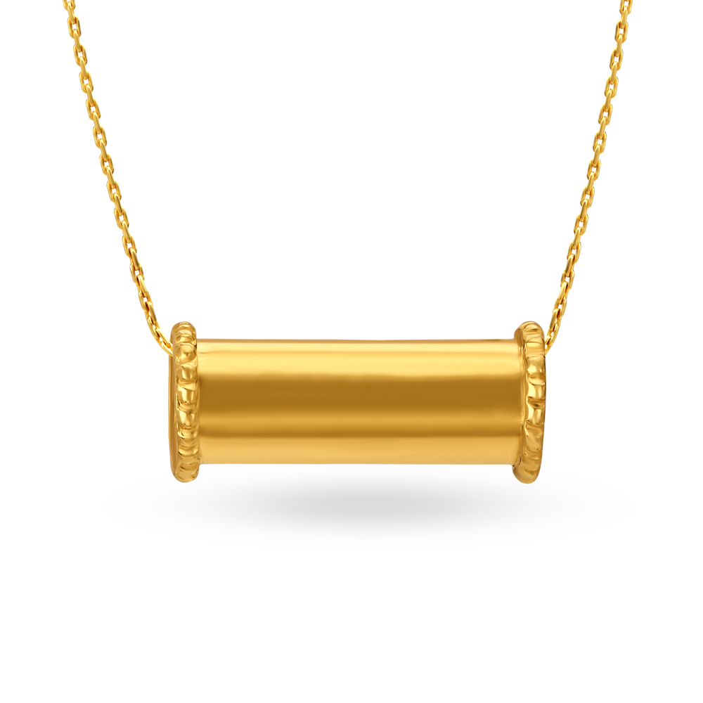 Slender Gold Pendant
