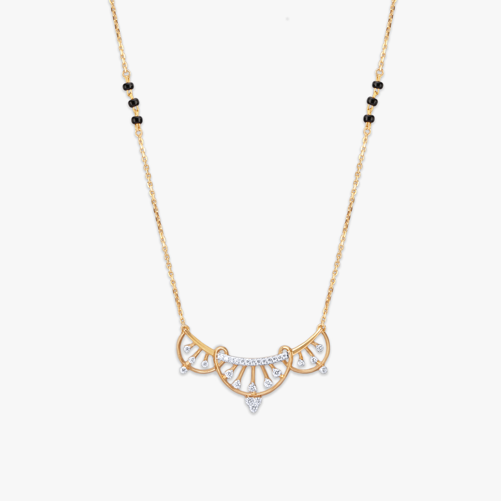 Graceful Glow Diamond Mangalsutra