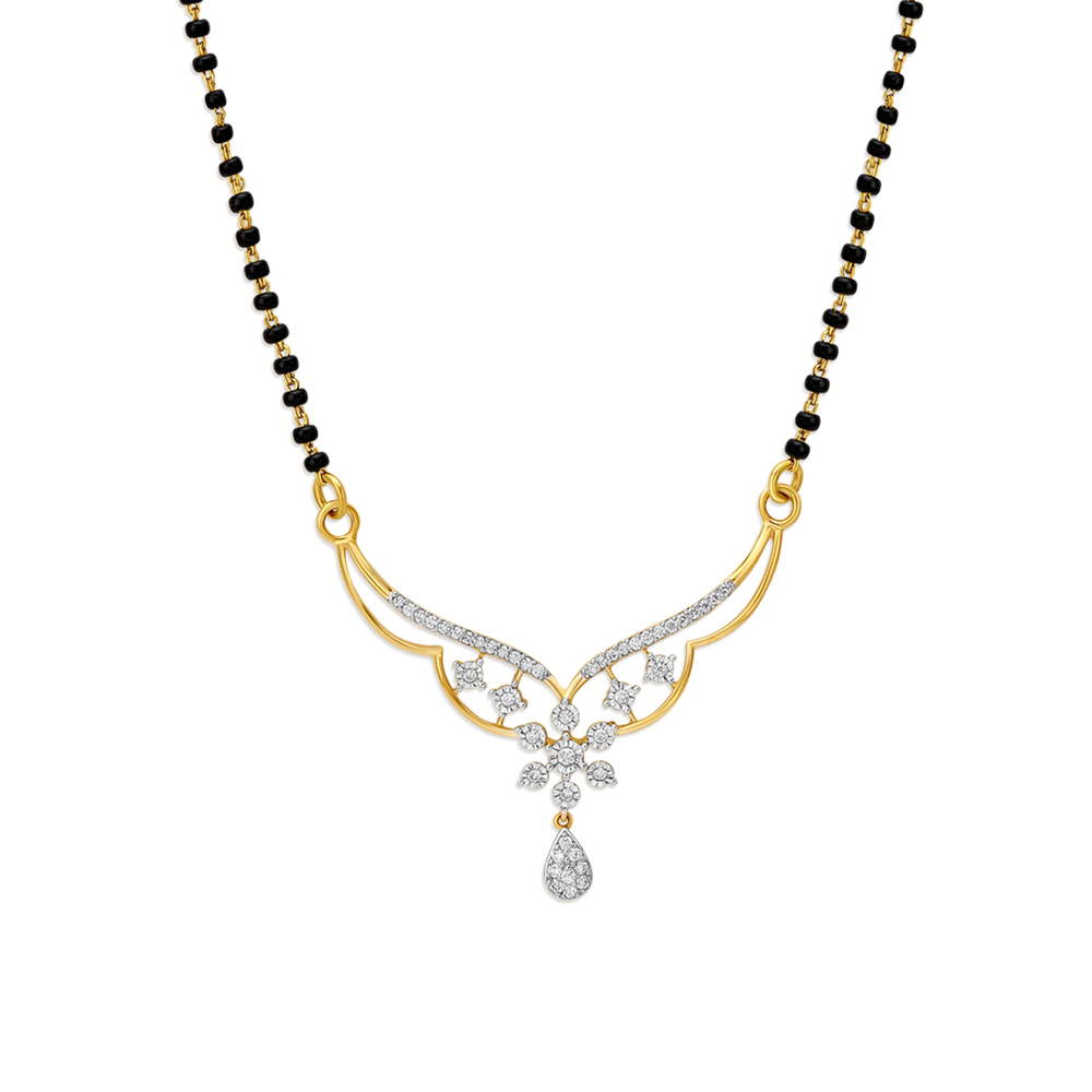 

Dainty Vines Diamond Mangalsutra
