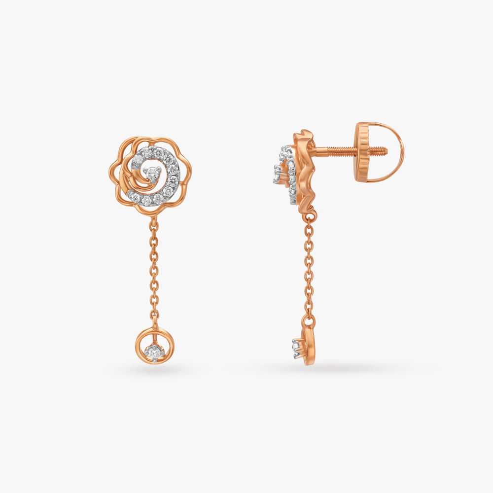 

Classic Elegance Diamond Drop Earrings