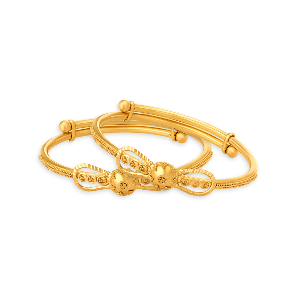 Mesmerising Gold Bangles For Kids