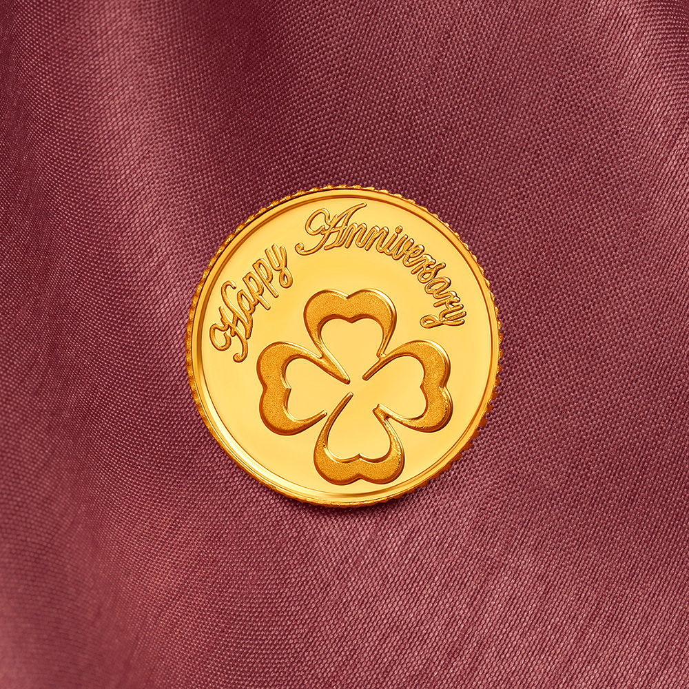 

Happy Anniversary Gold Coin