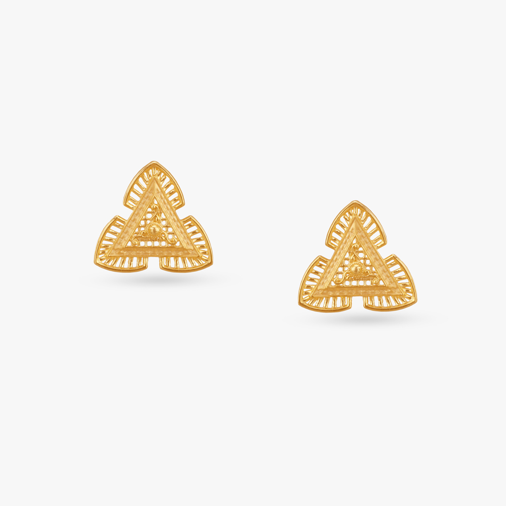 Stud Earrings Gold Stud Earrings