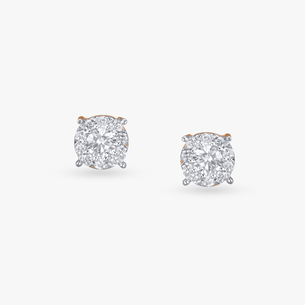 Frost Core Diamond Stud Earrings