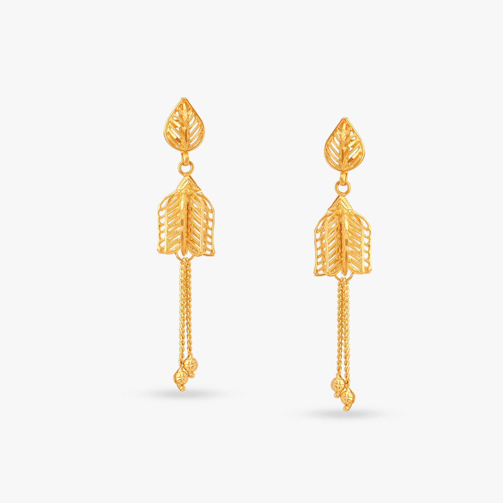 

Inverted Tulip Drop Earrings