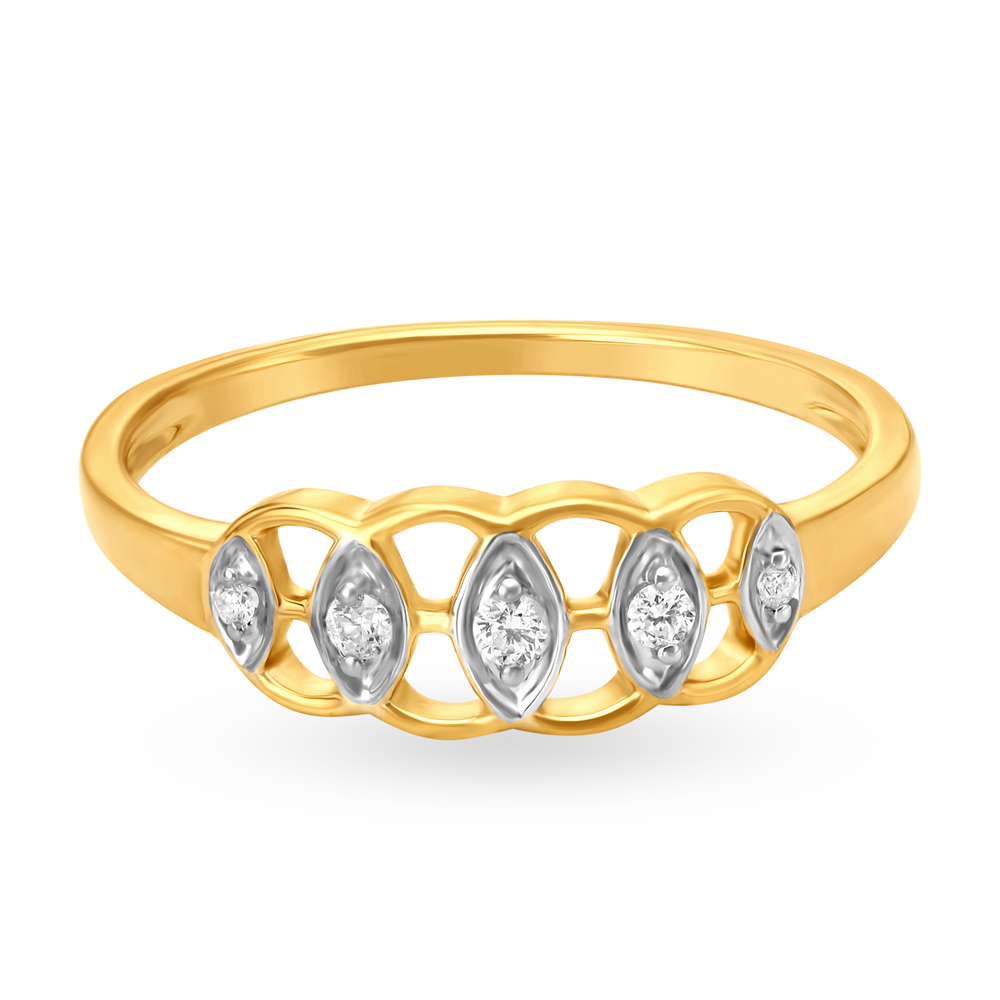 

Fancy Five Stone Diamond Finger Ring
