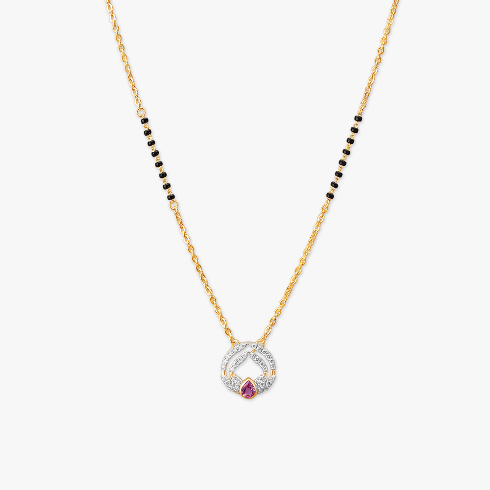 Twilight Bloom Diamond Mangalsutra