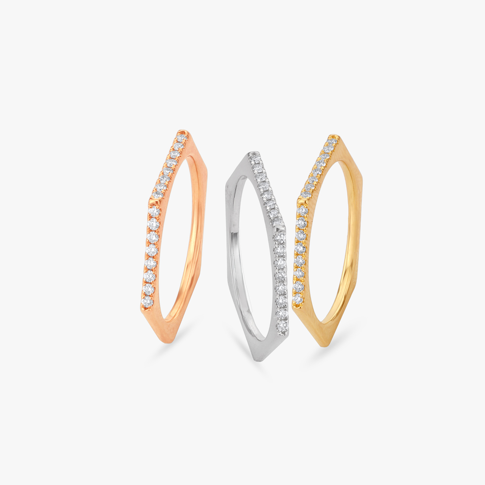 Triple Stack Diamond Ring