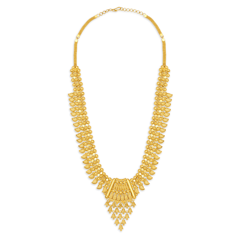 Stately Gold Necklace for the Bengali Bride