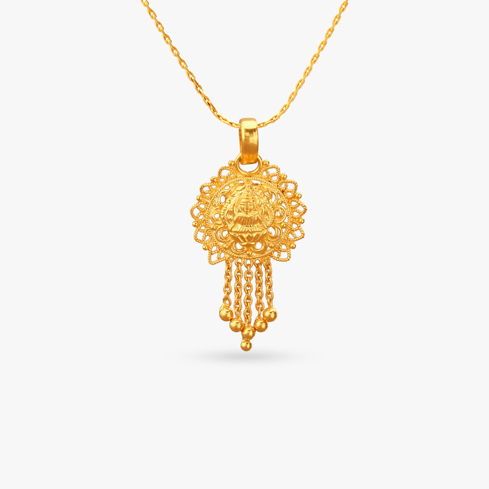 Eternal Charm Gold Pendant