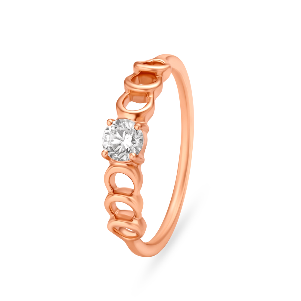 

Mini Solitaire Finger Ring
