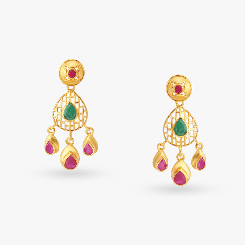 Vivid Drop Earrings