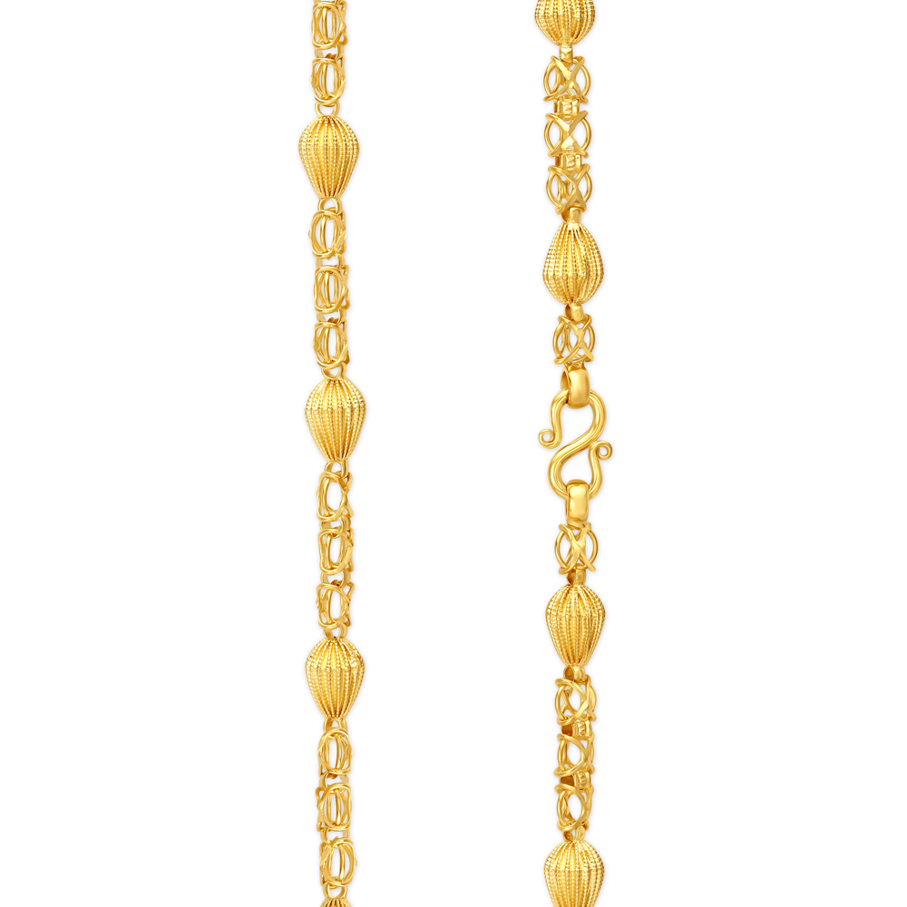 

Subtle Artistic Gold Chain